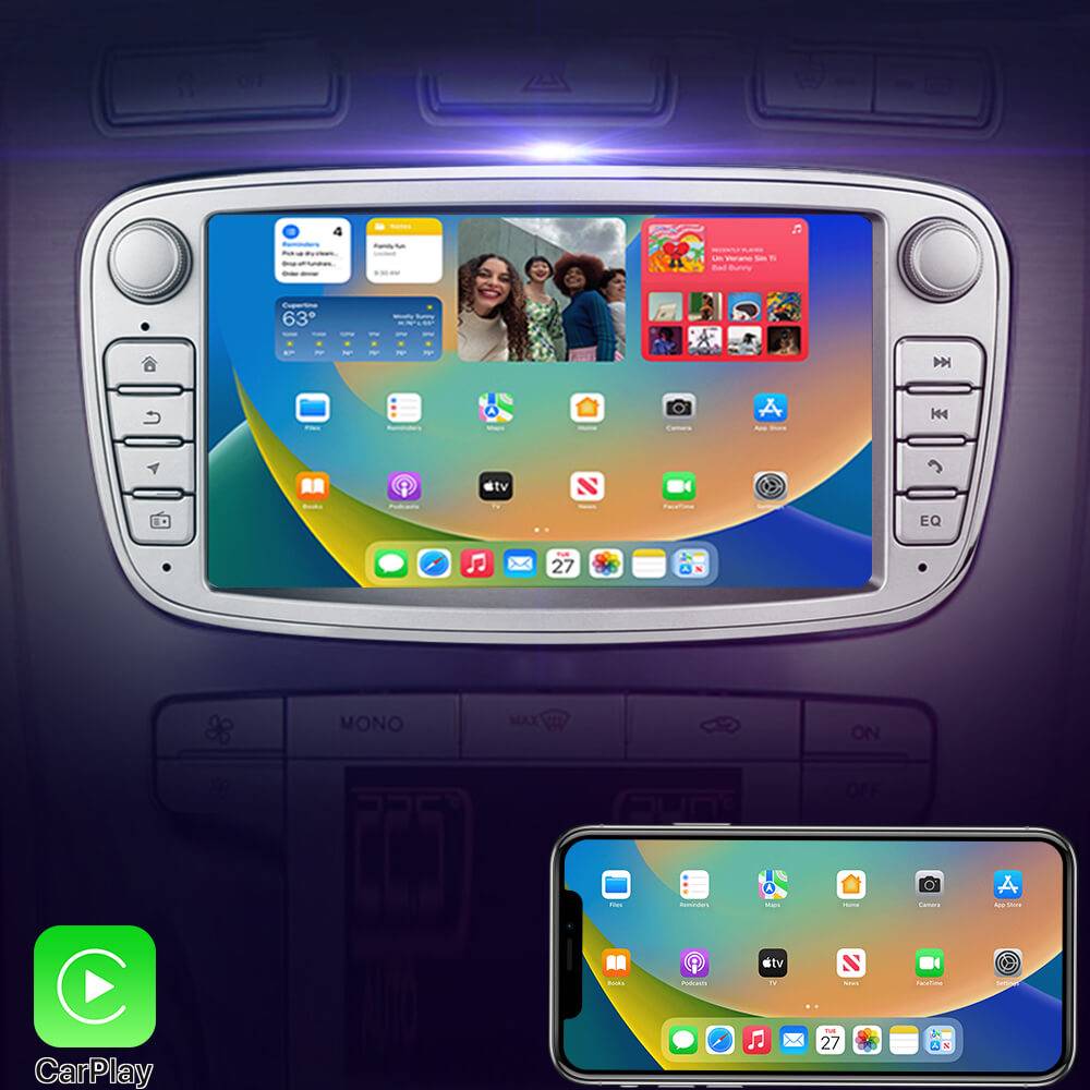 thumbnail image 2 of PbA Android Auto Radio For Ford Kuga MK1 C394 – Wireless CarPlay GPS 9” 2K QLED Stereo 2 DIN 2 of 4