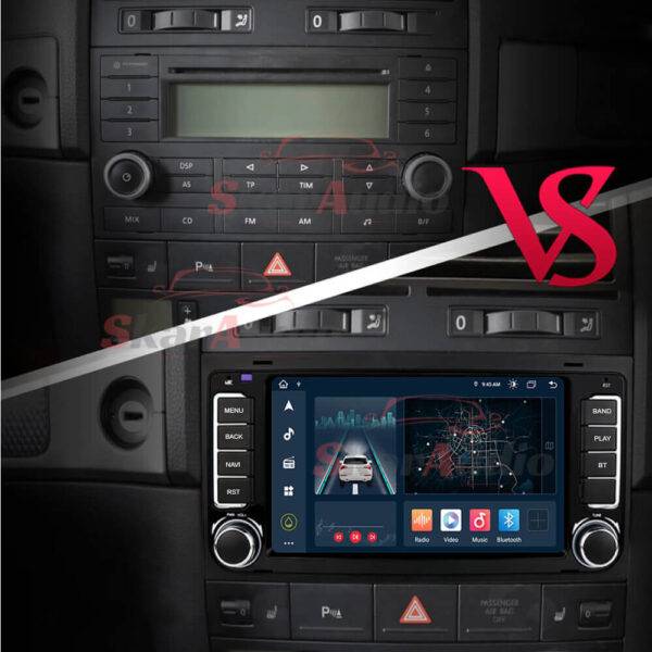 Autoradio CarPlay Android Auto Pour VW Transporter T6.1, T-Roc, T-Cross MIB2 - Neuf