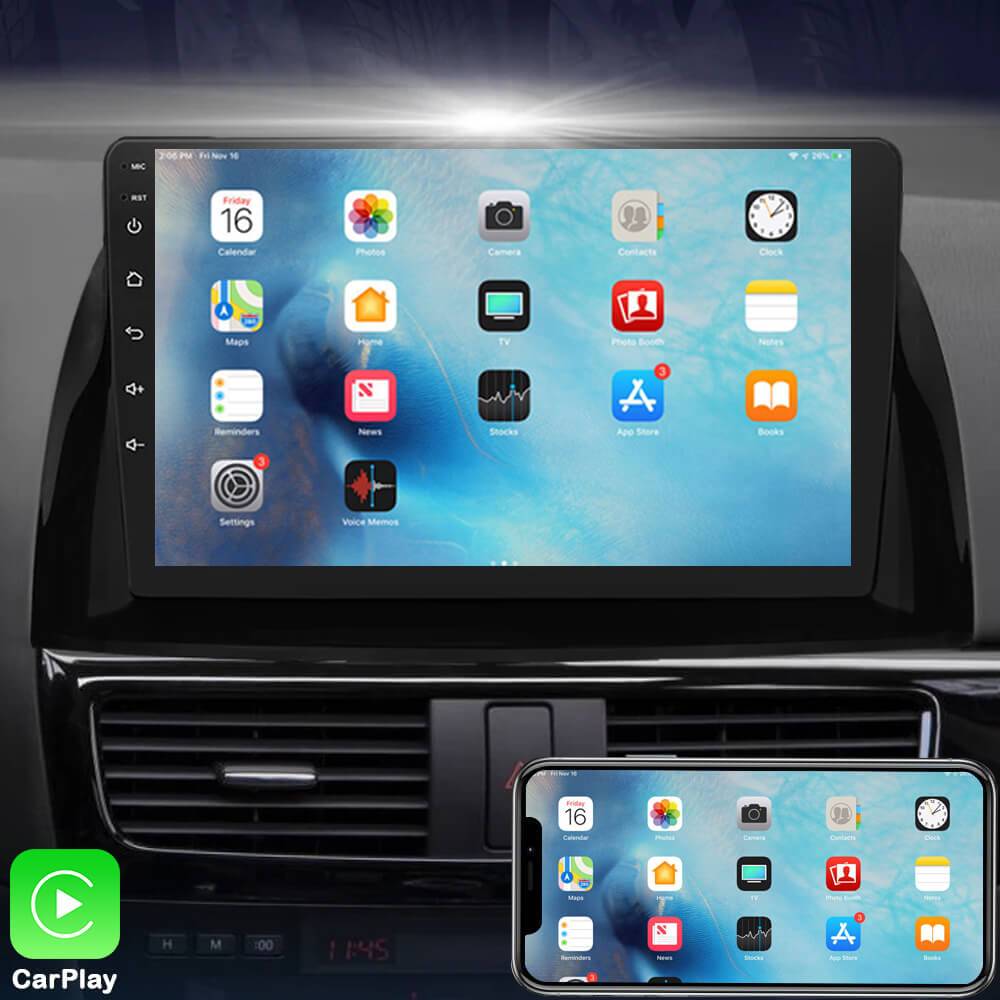 SXAUTO Autoradio Mazda CX-7 (2008-2015) | 8G+256G, Android 14, Octa Core, Schermo IPS 9" | Carplay E Android Auto Wireless, DAB, GPS, 360° CAM