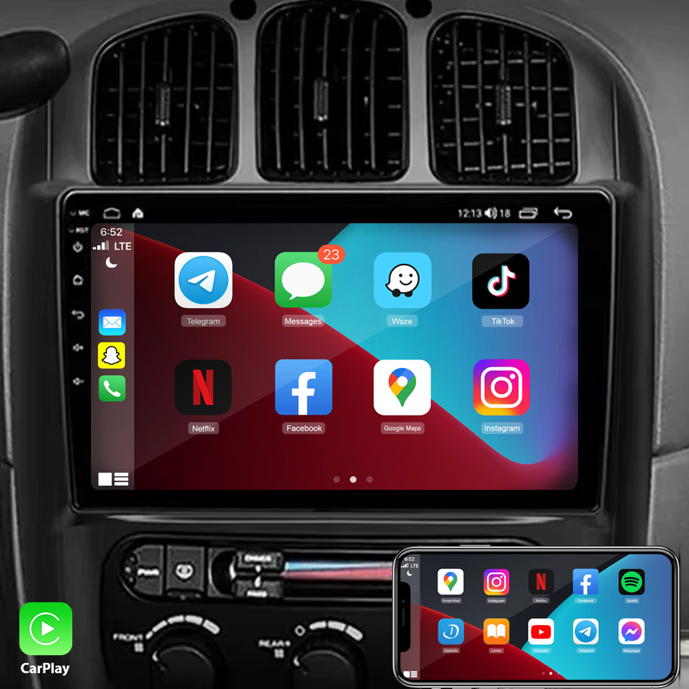 Autoradio Chrysler Voyager Android Auto - CarPlay – Image 4